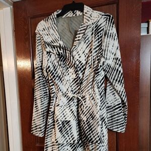 Hooded Womens Lightweight Jacket, Nylon/Spandex/Polyester